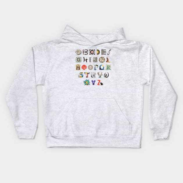 A-z Art History Kids Hoodie by Made With Awesome